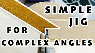 Make a Simple Jig for Cutting Complex Miters/Angles | How to Woodworking.