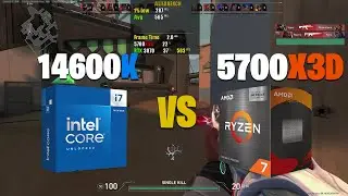 14600K VS 5700X3D - Valorant