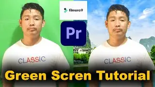 Green screen Chroma key tutorial || Adobe Premiere Pro 2020 || Filmora 9