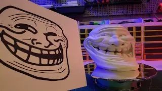 Special edition For Trolls ... #shorts #3dprinting #trollface