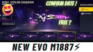 EVO M1887 - FULL DETAILS | NEXT EVO GUN FREEFIRE | M1887 NEW SKIN | EVO M1887 CONFIRM DATE FREEFIRE🔥
