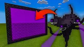 How to Make a PORTAL to WITHER STORM in Minecraft