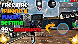 ✅how to enable Macro ⭕️ circle| free fire macro setting for iPhone  | 90%headshots🎯 | id 100%safe
