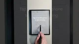 Use your Onyx Boox E-ink tablet for dictation when taking notes!