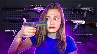 ⚡️ СЫГРАЛА НА КАЖДОМ ОРУЖИИ ОДИН РАЗ В CS 1.6🔥