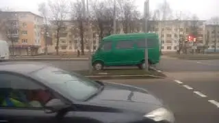 Могилев. Поездка на автобусе МАЗ 105.465, б. н. 1134, маршрут 4