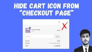 How to Hide or Remove the Cart Icon from Shopify Checkout Page