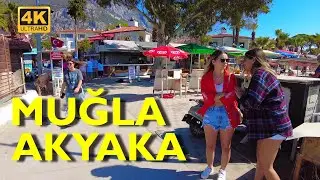Turkish Riviera - Akyaka Walking Tour 4K UHD | Is This The Most Beautiful Town in Turkey ?