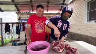 Хор хог Монгольское национальное блюдо.
