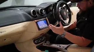 Ferrari California CARPLAY Upgrade with STEERING Controls