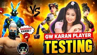 GW Karan Player Guild Test on Live || 1v4 Hacker Gameplay 🤯🥵