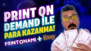 Printonami + Make Money Online with Etsy! (Print On Demand) 💥