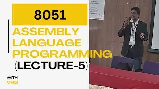 8051 Microcontroller Assembly Language Programming (Lecture-5)