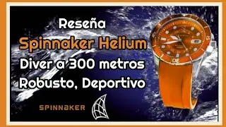 🔴Review of the Spinnaker Helium 5005/ Diver to 300 meters Orange Model