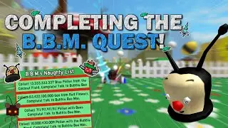 I *COMPLETED* B.B.M.'s QUEST! | Bee Swarm Simulator