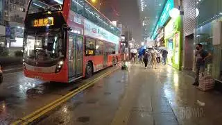 2022-Sep-30 #香港記錄 Not expecting heavy raining @ Nathan Road South Bound in 7pm Evening #hongkongwalk