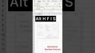 Fill Series of Number In Seconds In Excel_ Auto Serial Number Formula