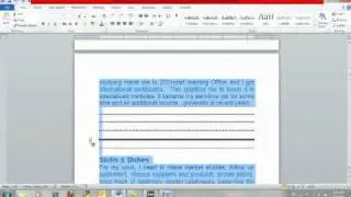 A Horizontal Line in Word Documents.mpg