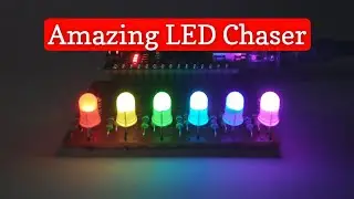 AMAZING RGB LED CHASER WITH ARDUINO