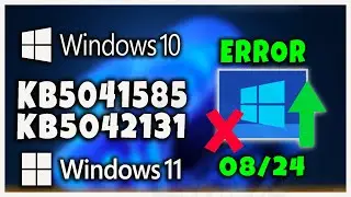 Windows Update Error KB5041585 - KB5042131 Windows 10 and 11 | HOW TO SOLVE 