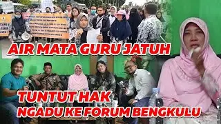 Guru Ini Nangis, Minta Ketemu Gubernur untuk Suarakan Hak Ratusan Guru