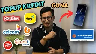 Topup Kredit Guna Handphone | Tutorial #bankrakyat #tutorial #ajeshare #celcom #umobile #tunetalk