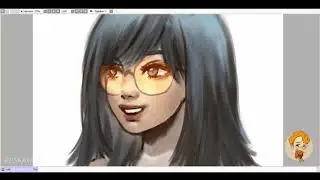 SPEEDPAINT: Glasses [PAINT TOOL SAI]