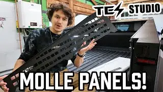 Cybertruck Molle Panels Install From Tes Stuidio!