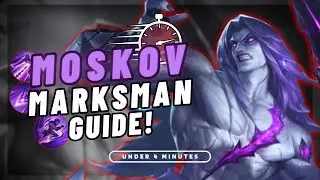 Master Moskov in the Gold Lane under 4 Minutes! | S34 MLBB
