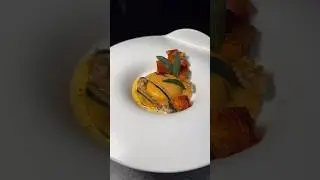 Pumpkin Squash Ravioli - with crispy Sage and Brown Butter