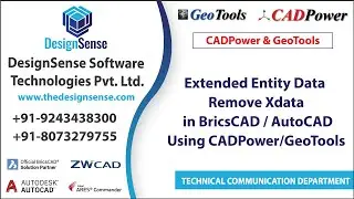 Extended Entity Data Remove Xdata in BricsCAD / AutoCAD | CADPower & GeoTools Tutorials