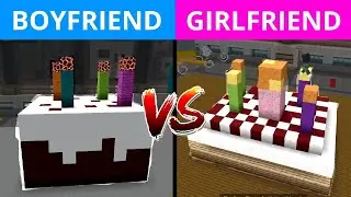 Minecraft Couples BUILD BATTLE!