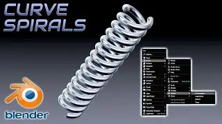 How to Create Spirals, Plus Glass & Chrome Materials (Blender Tutorial)