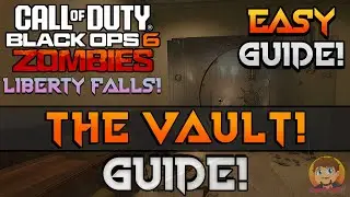 Black Ops 6 Zombies: Liberty Falls! OPEN THE VAULT!/STEP BY STEP GUIDE!