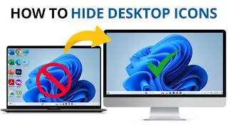 How to Hide and Show All the Desktop icons on Windows 11