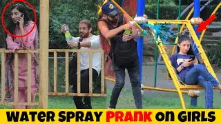 WATER SPRAY PRANK ON CUTE GIRLS ❤️ Part 2 | Epic Reaction 😂😂