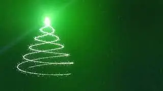 CHRISTMAS TREE GREEN SCREEN EFFECT VIDEO