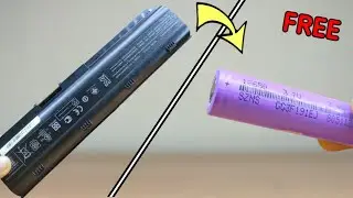 How to get free 18650 li ion batteries from dead laptop battery