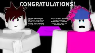 finishing the IMPOSSIBLE OBBY... (roblox)