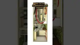 🔥 Una COCINA microscópica en un departamento MINI en una casa de #infonavit #casapequeña #ampliacion