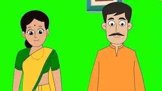 Green Screen Carton Actor | Green Screen Cartoon Animation | Male & Female Character | Cartoon Maker