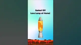 Easiest DIY Lava Lamp at Home! #easyexperiment
