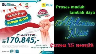 Ternyata tambah daya PLN gampang banget. Cuma 15 menit. Tutorial PLN Online
