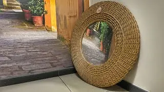 Побывала на МК оплетала зеркало 