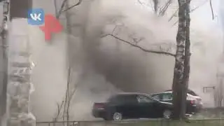 Первое видео взрыва газа в Орехово-зуево