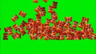 Falling Doritos ( Doritos caindo)  Green screen (chroma key)