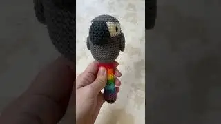 African Grey parrot rattle toy for newborn baby