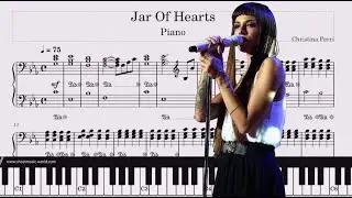 Jar Of Hearts - Piano - Christina Perri (Sheets Piano - Tutorial score)