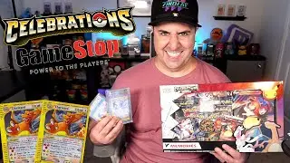 OPENING A GAMESTOP EXCLUSIVE V MEMORIES CELEBRATIONS BOX + SKYRIDGE CRYSTAL CHARIZARD TWINS