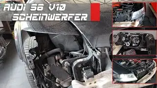 Scheinwerfer und Leuchtmittel am Audi tauschen / erneuern #s6 #v10 #diy #audi #a6c6 #a6